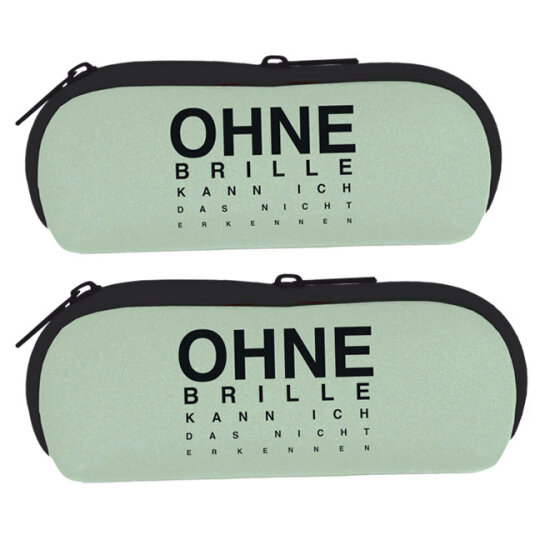 Brillenetui "Ohne Brille" von Rannenberg & Friends