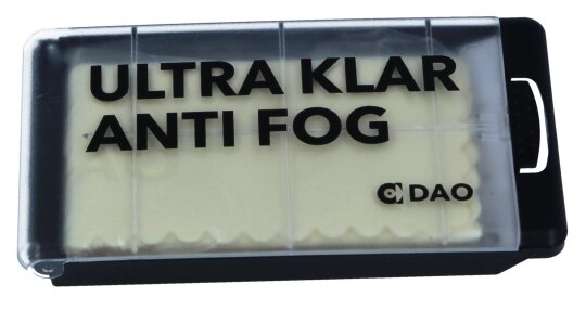 Ultra Klar Anti Fog Tuch in praktischer Box