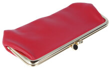 Elegantes Taschen-Etui JUDITH aus rubinfarbenem...