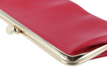 Elegantes Taschen-Etui JUDITH aus rubinfarbenem...