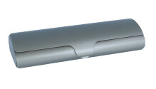 Schönes Aluminium-Brillenetui mit Schnappverschluss...
