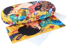 Schönes Kunstdruck-Brillenetui Gustav Klimt...