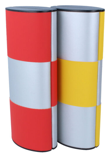 Zauberetui | Logic | Change Brillenetui Groß in Silber - Rot - Gelb