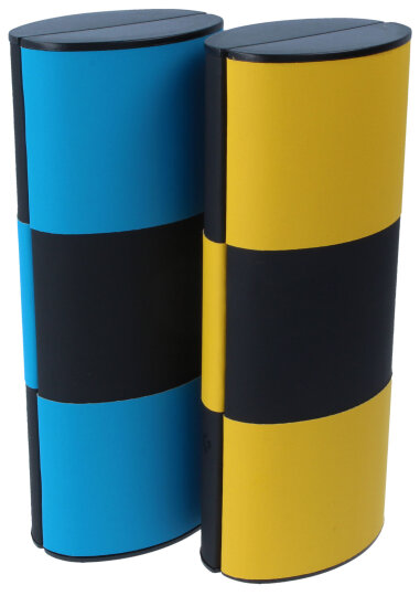 ZAUBERETUI / LOGIC / GROSS - schwarz - gelb - türkis