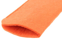 Orangefarbenes Filz-Einstecketui aus nachhaltig...