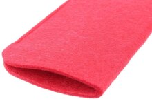 Rotfarbenes Filz-Einstecketui aus nachhaltig recycelten...