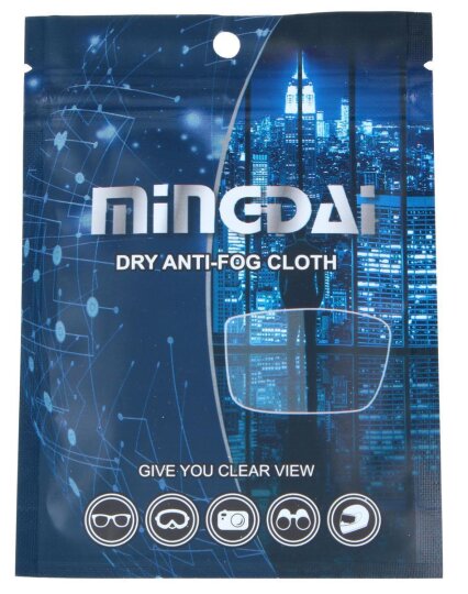 Langanhaltendes "MINGDAI" Antibeschlagtuch -  für alle Gläserarten, Visiere und Linsen