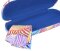 Buntes Hartschalen-Brillenetui mit tropischem Zebra-Design inkl. Microfasertuch "Wildlife"