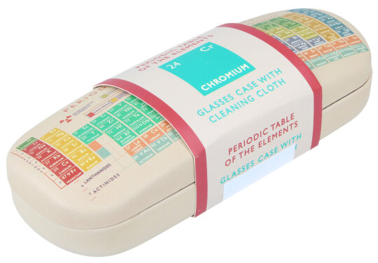 Hübsches Hartschalenetui "Elements" im Vintage-Style inkl. Microfasertuch