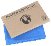 Microfasertuch aus recycelten PET-Flaschen 15 x 18 cm