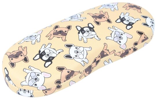 Cooles Hartschalenetui mit Bulldoggen-Aufdruck für Kinder und Teenager - "Tortuga Junior"