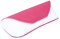 Sportliches Taschen-Brillenetui in Pink/Weiß mit Softtouch-Oberfläche und Druckknopfverschluss "Korsika Sport"