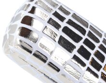 Glänzendes Hartschalen-Brillenetui mit goldenem...