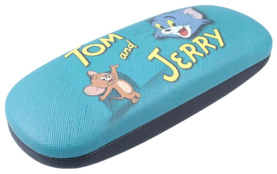 Süßes Brillenetui für Kinder | Tom + Jerry Grün
