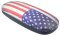 Stabiles Hartschalenetui mit Metallscharnier für Jedermann mit coolem Flaggenmotiv - USA