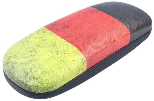 Stabiles Hartschalenetui mit Metallscharnier für Jedermann mit coolem Flaggenmotiv - Deutschland