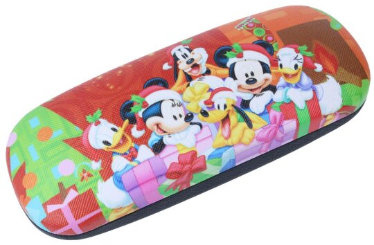 Robustes Hartschalenetui mit Metallscharnier für Kinder "Mickey Mouse - Weihnachten"