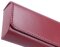 Schickes graziles Brillenetui "Berlin" aus weichem Echt-Leder mit Magnetverschluss in Rot