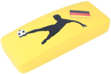 Brillenetui im Deutschland-Design mit Fußballer in...