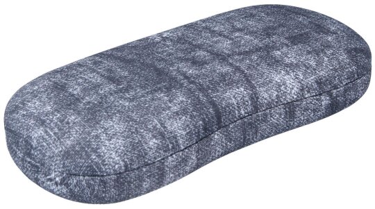 Robustes unempfindliches Brillenetui "Galapagos" im zeitlosen Denim Design in Schwarz