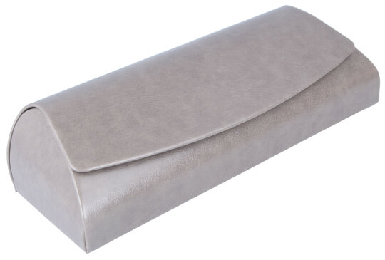 Elegantes Etui mit Magnetverschluss "Malta Brave" aus Kunstleder in Grau