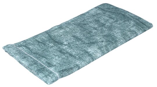 Trendiges Einsteck - Springblenden - Brillenetui "Sumba" im zeitlosen Denim Design in Grün