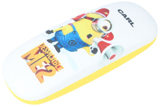 Stabiles Hartschalen - Brillenetui "Minion" - Carl für Kinder