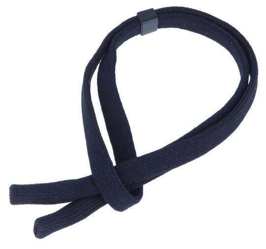 Sport-Brillenband verstellbar mitTube-Endstück in schwarz