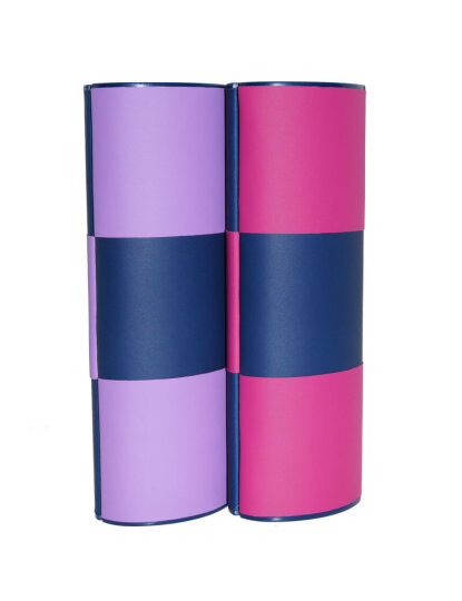 Zauberetui / Logic / Change Blau Medium lang bicolor in Lila/Pink