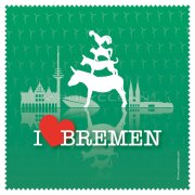 Polyclean Microfasertuch mit Motiv "I LOVE BREMEN"