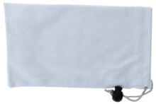 Microfaserbeutel "Bora Bora" mit Zugband und Kordelstopper in Grau