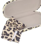 Robustes Hartschalenetui aus Kunstleder mit Digitalfotodruck mit Leopardenmotiv