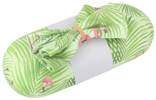 Robustes Hartschalenetui aus Kunstleder mit Digitalfotodruck mit Flamingomotiv