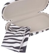 Robustes Hartschalenetui aus Kunstleder mit Digitalfotodruck mit Zebramotiv