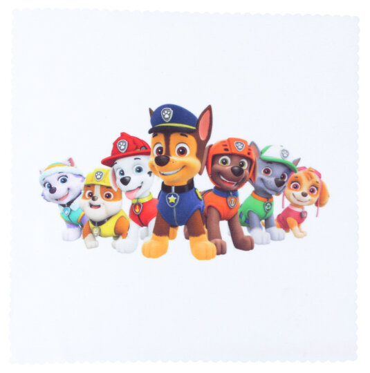 Microfasertuch zum Brille reinigen - Motiv Paw Patrol
