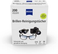 ZEISS Brillen-Reinigungstücher mit Alkohol 200...