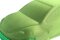 Brillenetui BEETLE als Auto aus robustem Stoff mit Reißverschluss in Grün / Grün