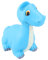 Niedlicher Brillenhalter "Dino" - Brontosaurus in Blau