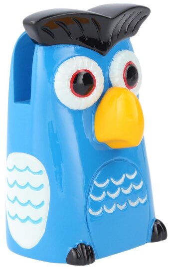 Niedlicher Brillenhalter "Tierchen" als kluge, blaue Eule