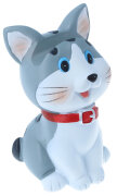 Niedlicher Brillenhalter "Kitten" in Grau