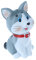 Niedlicher Brillenhalter "Kitten" in Grau