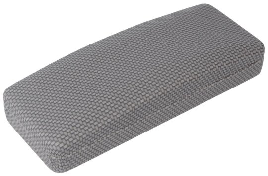 Mittelgraues Hartschalen-Brillenetui mit edlem Carbon-Design "Ibiza Carbon"