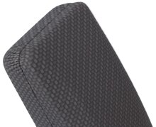 Dunkelgraues Hartschalen-Brillenetui mit edlem...