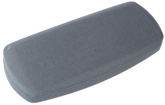 Stabiles Brillenetui "Jura Pastell" mit Metallscharnier in einem dunklen Grau