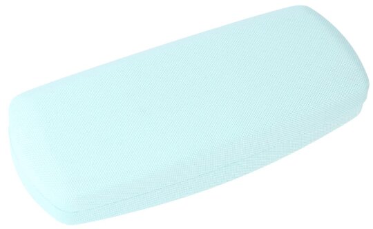 Stabiles Brillenetui "Jura Pastell" mit Metallscharnier in einem fröhlichen Türkis