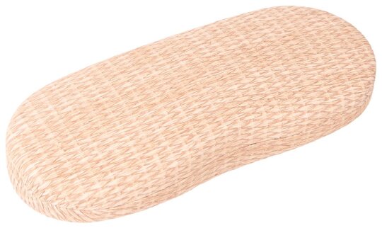 Robustes Brillenetui "Tortuga Seashore" mit Metallscharnier in einem Beigeton