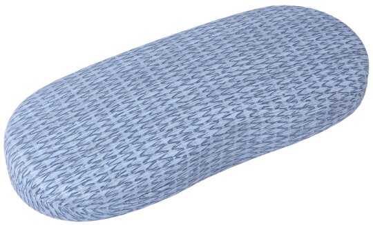 Robustes Brillenetui "Tortuga Seashore" mit Metallscharnier in einem Blauton