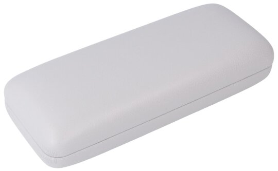 Stylisches Brillenetui "Martinique Pastell" mit Metallscharnier in Grau