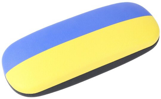 Stabiles Hartschalenetui mit Metallscharnier für Jedermann mit coolem Flaggenmotiv -  Ukraine