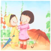 Microfasertuch zum Brille putzen | Geschwister mit...